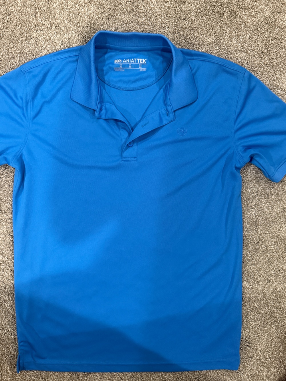 Ariat Electric Blue Youth Polo Shirt